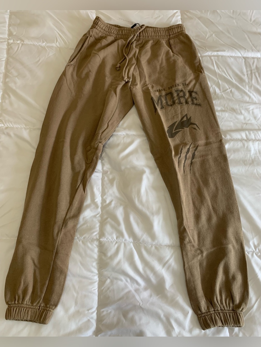 New Alphalete Unisex Joggers Size S (colour- mudstone)